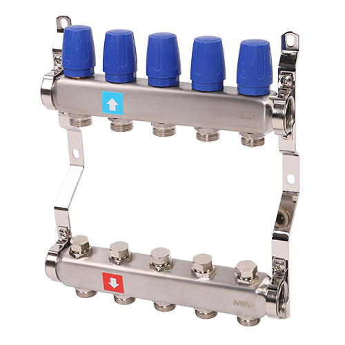 Коллектор 1" х 3/4"ЕК на 5 выходов MVI MS.405.06