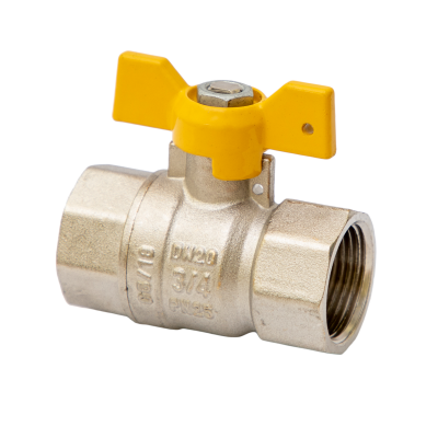 Кран шаровый газовый полнопроходной ду 15  вн-вн, баб, PN 25 MVI BV.813.04