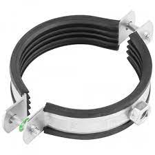 Хомут стальной (25-30) (3/4") в/к винт-шуруп, дюбель