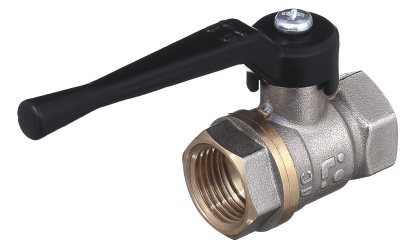 Кран шаровой БАЗ 11б27п1 (НИКЕЛЬ) Ду 20 м/р рыч  А31