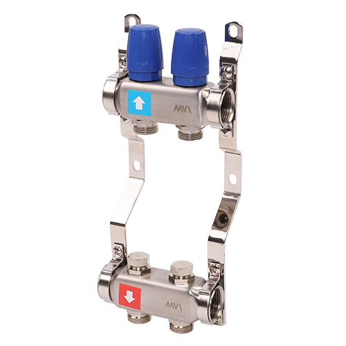 Коллектор 1" х 3/4"ЕК на 2 выхода MVI MS.402.06
