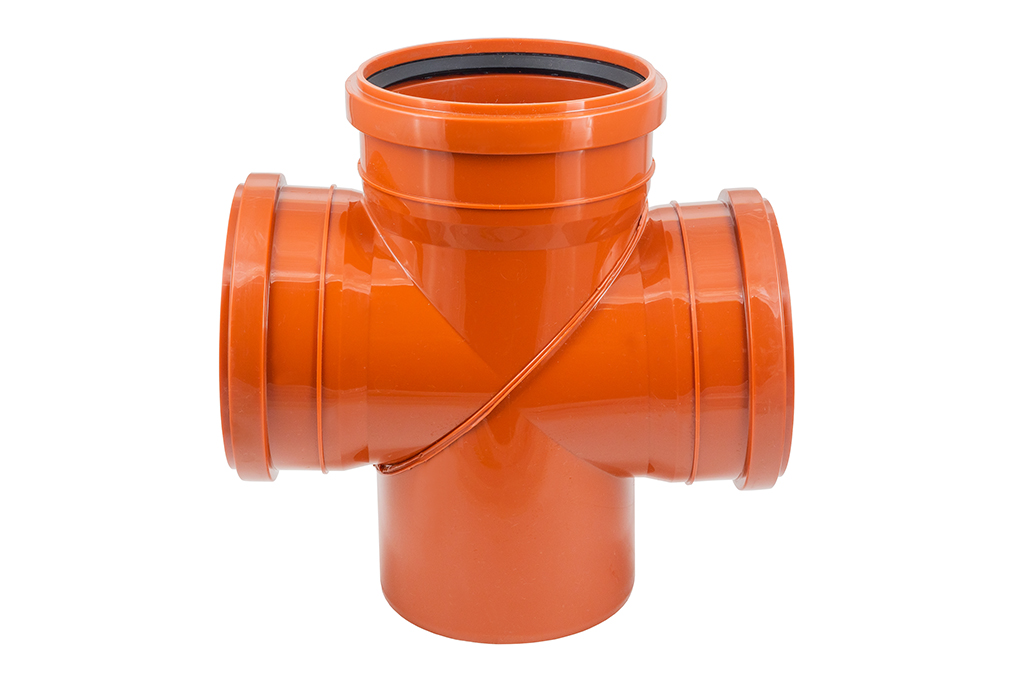 Крестовина  ПП 110/110/110х87 наруж. канализац. РТП однопл. 